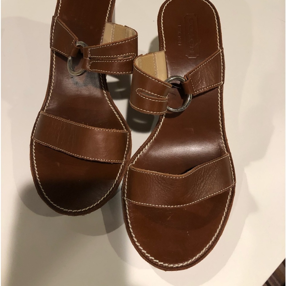 Coach Rosalyn wedge sandals